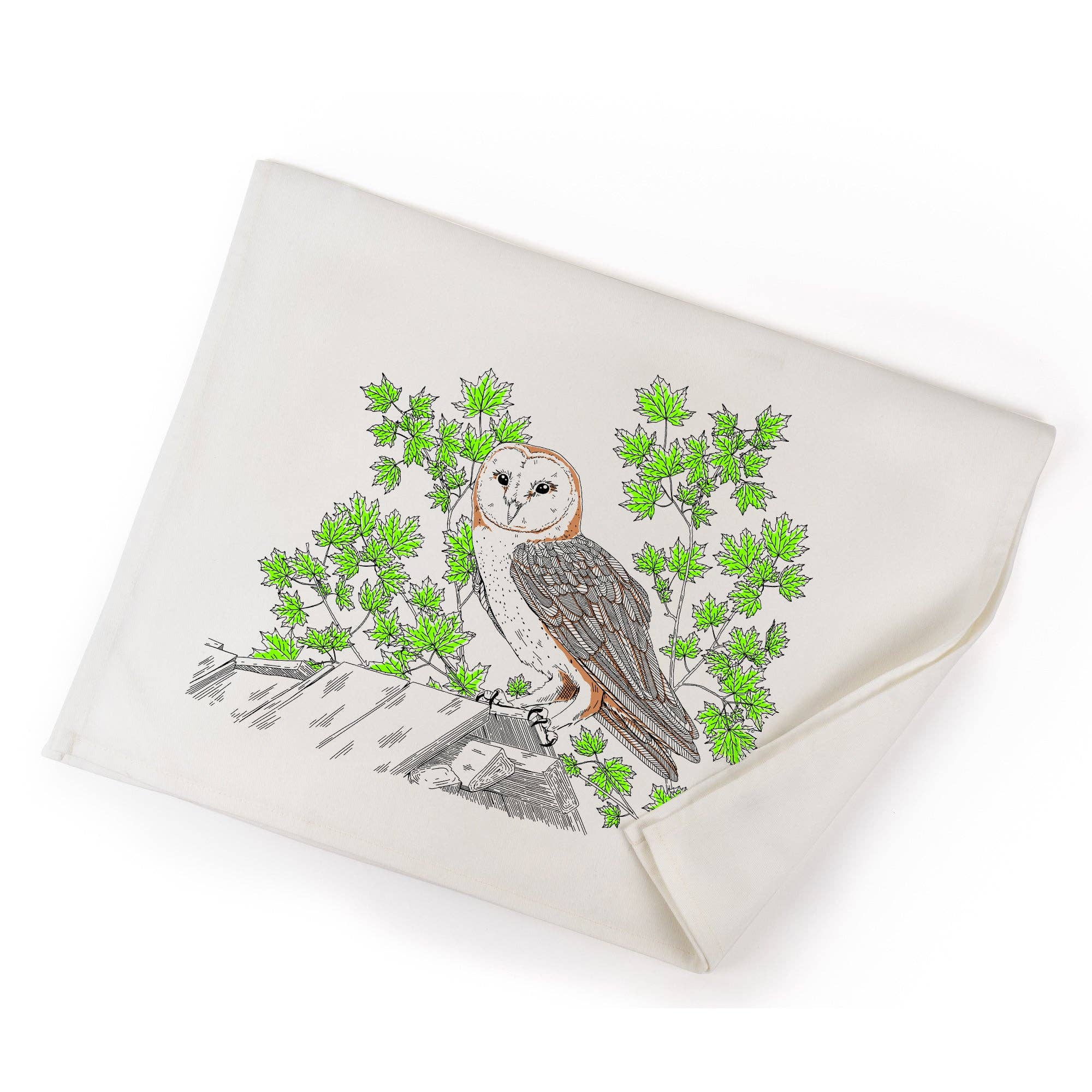Tea Towel: Barn Owl
