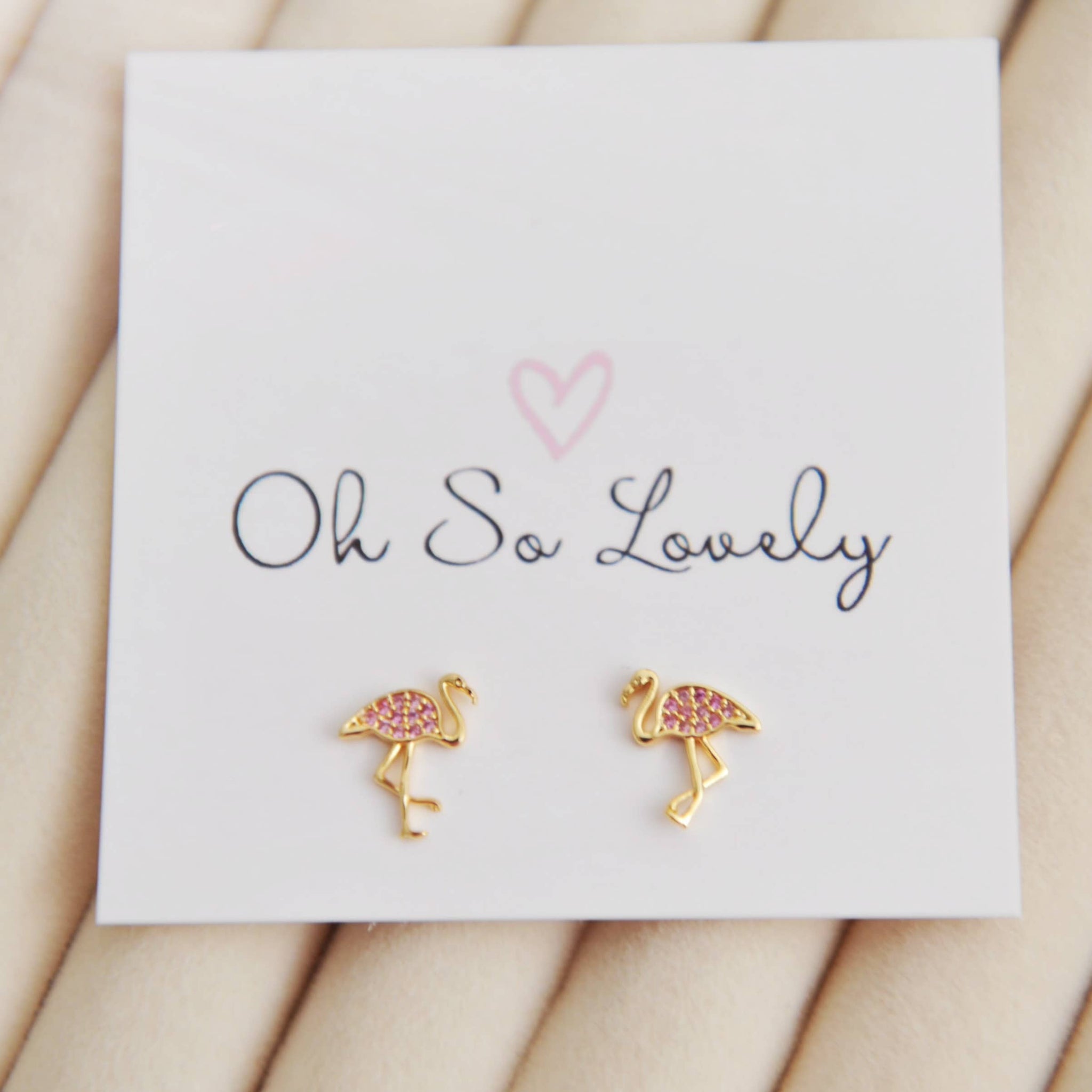Flamingo Stud Earrings
