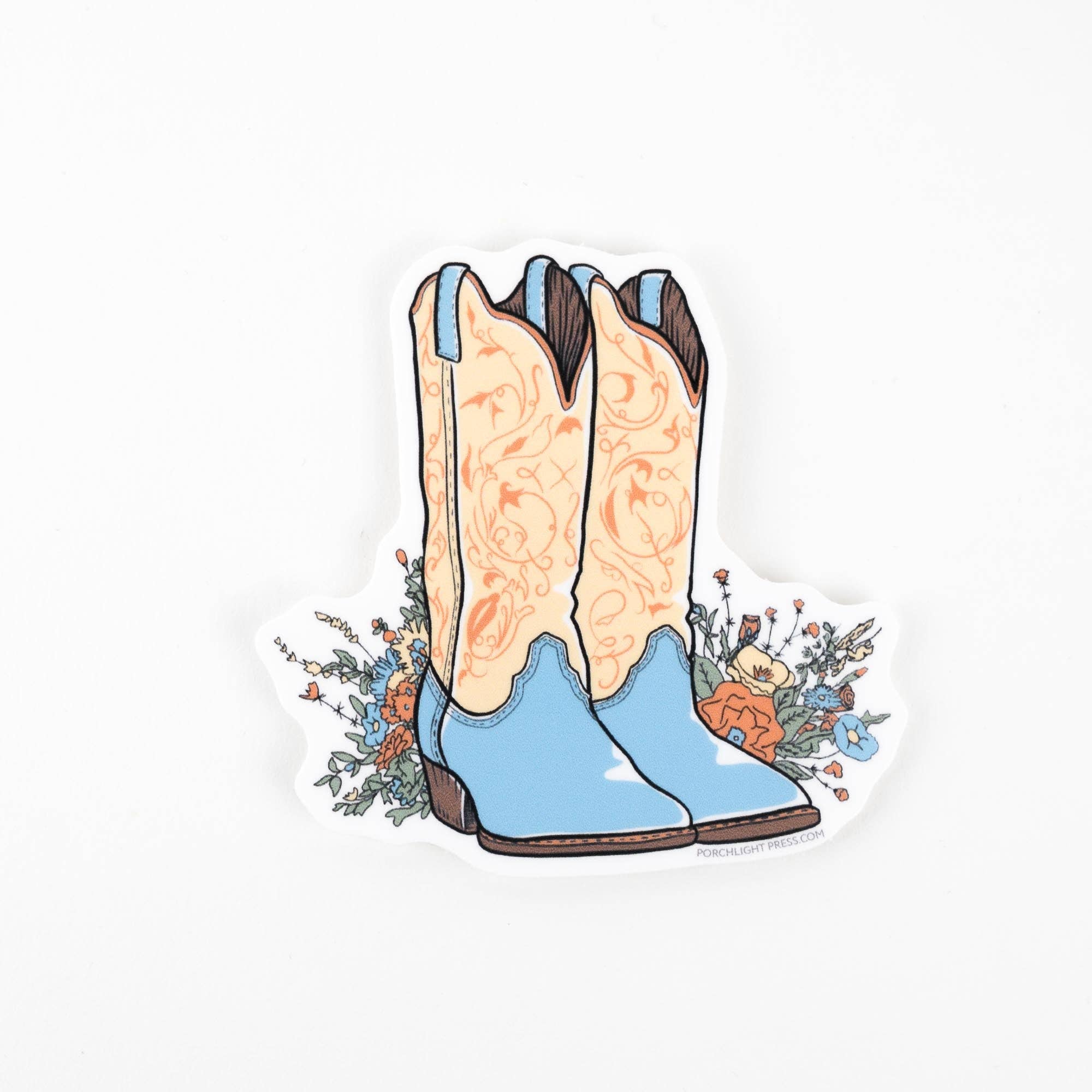 Sticker: Cowboy Boots
