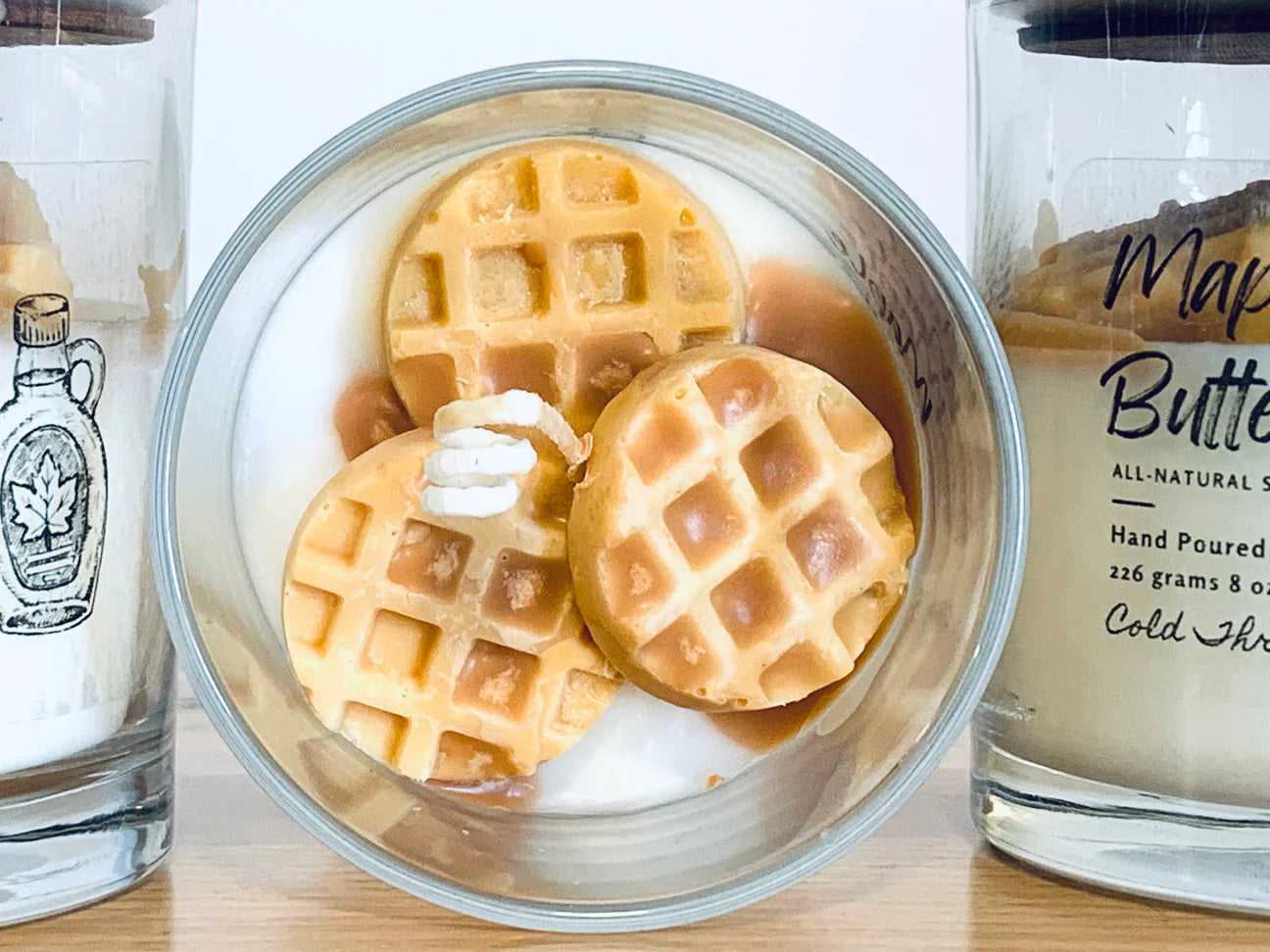 Maple Butter Waffle Candle